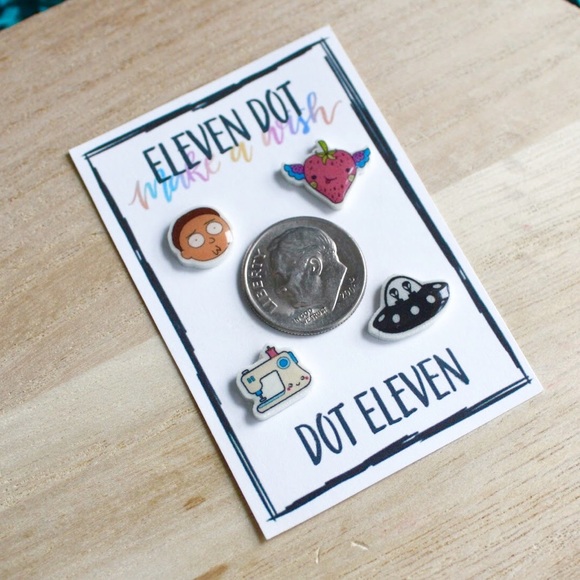 Cartoon Gravity Falls Grunkle Stan Pines Earrings - Picture 4 of 8